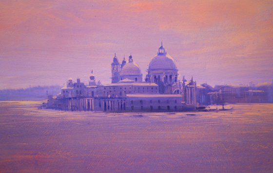 MY VENICE II. Large painting 150x52.