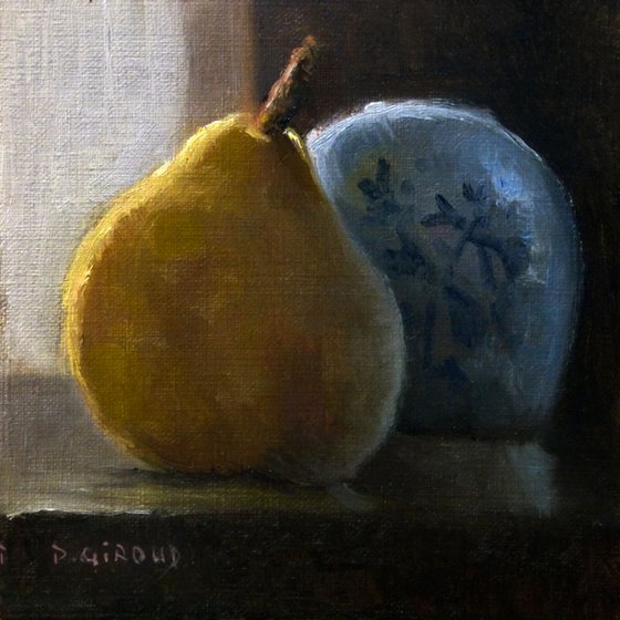 Backlit Pear