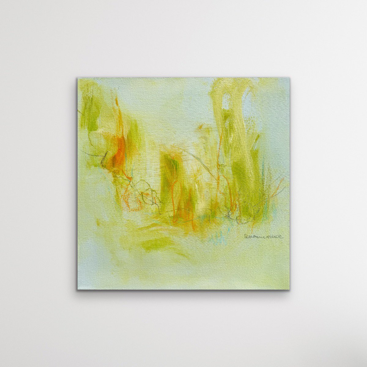 Spring Feelings Ii By Kirsten Schankweiler, 12 X 12, Artwork For Sale On Artfinder
