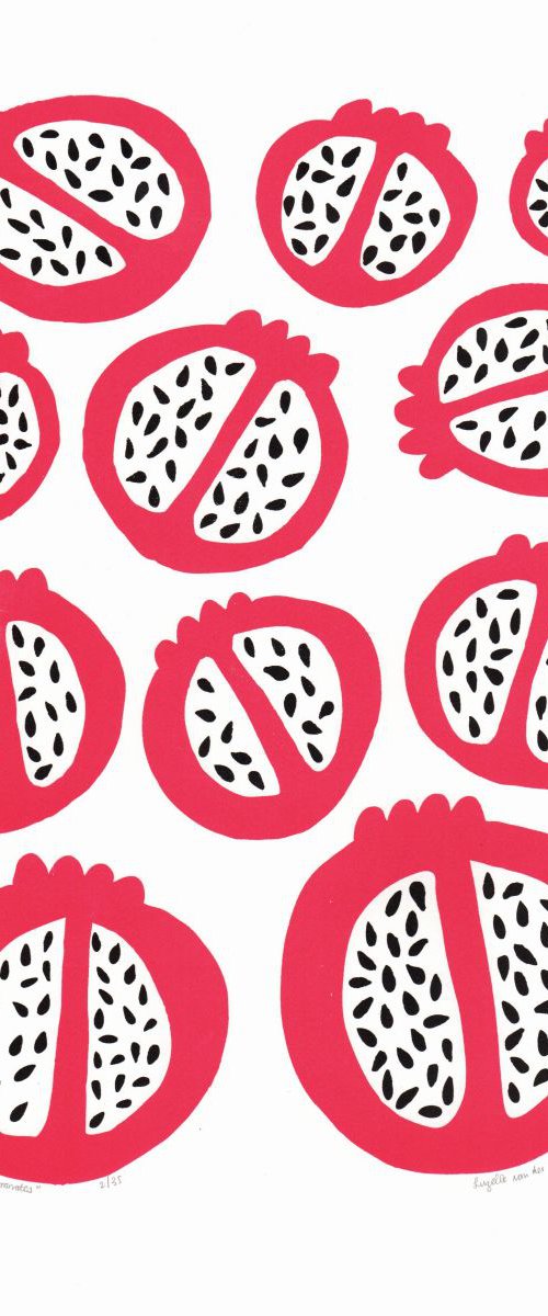 Pomegranates by Lu West
