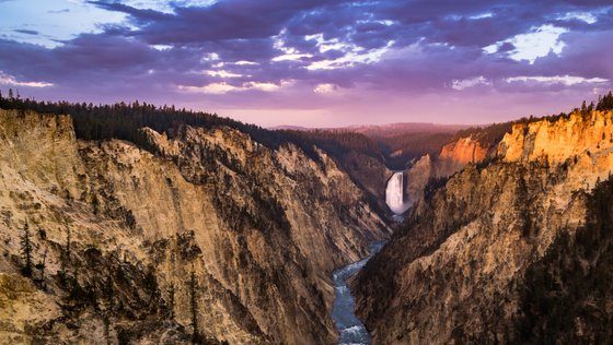 Yellowstone Falls Sunrise