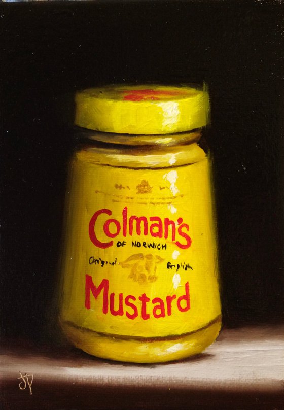 Mustard   framed still life