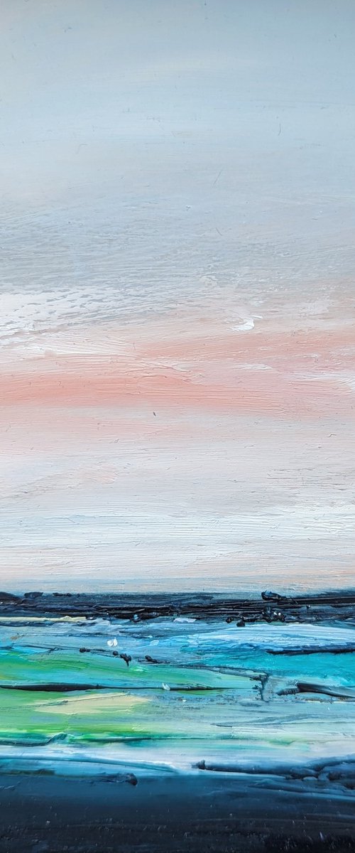 Miniature Abstract Chilterns Landscape #19 by Jo Earl