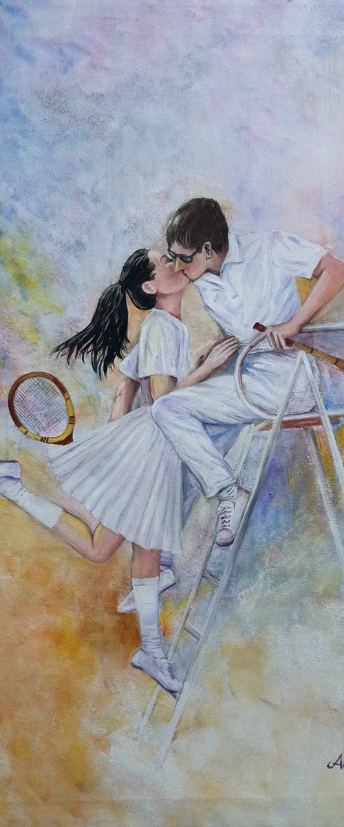 Tennis love by Anna Rita Angiolelli