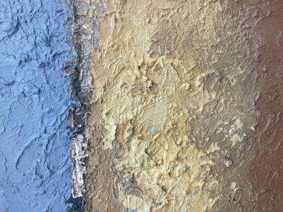 Abstract Landscape Oil Painting - Modern Art