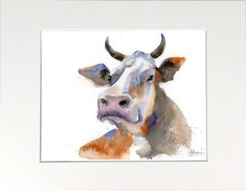 Cow (2 of 3) by Olga Shefranov (Tchefranov)
