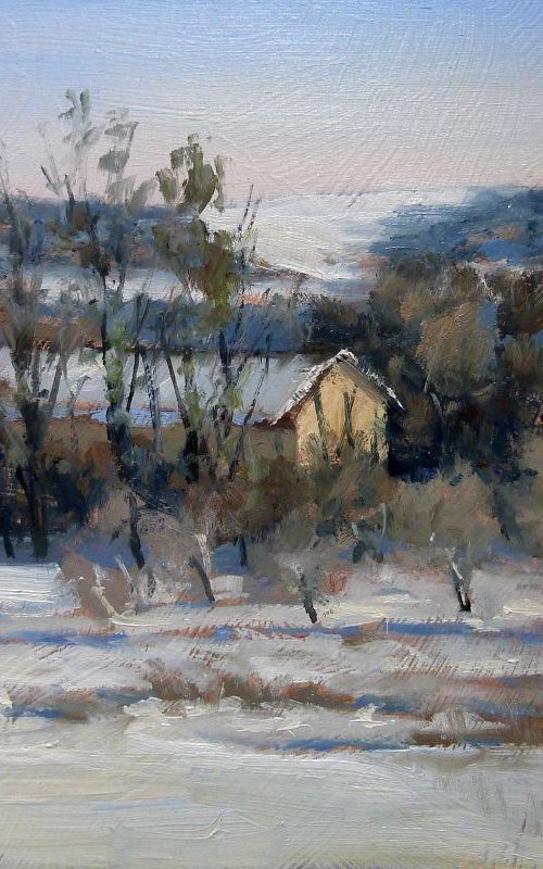 Farm under Snow by Pascal Giroud
