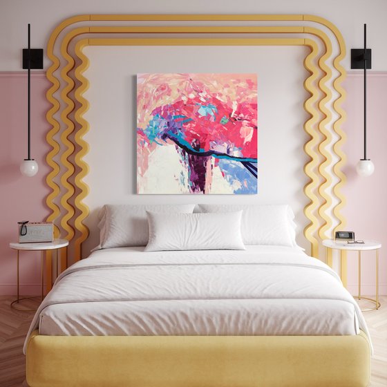 Road to pink mountains