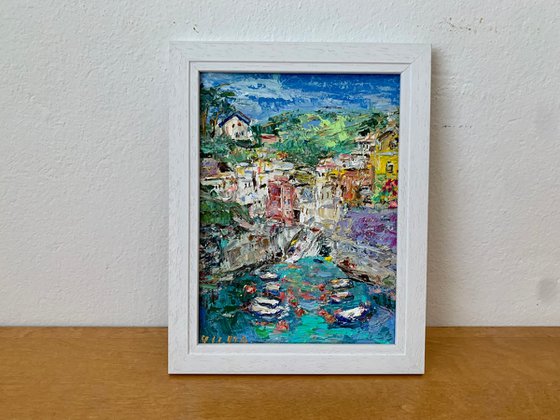 The town of Riomaggiore