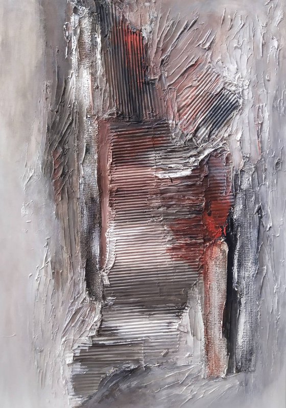 Red Shadow, 70x100cm
