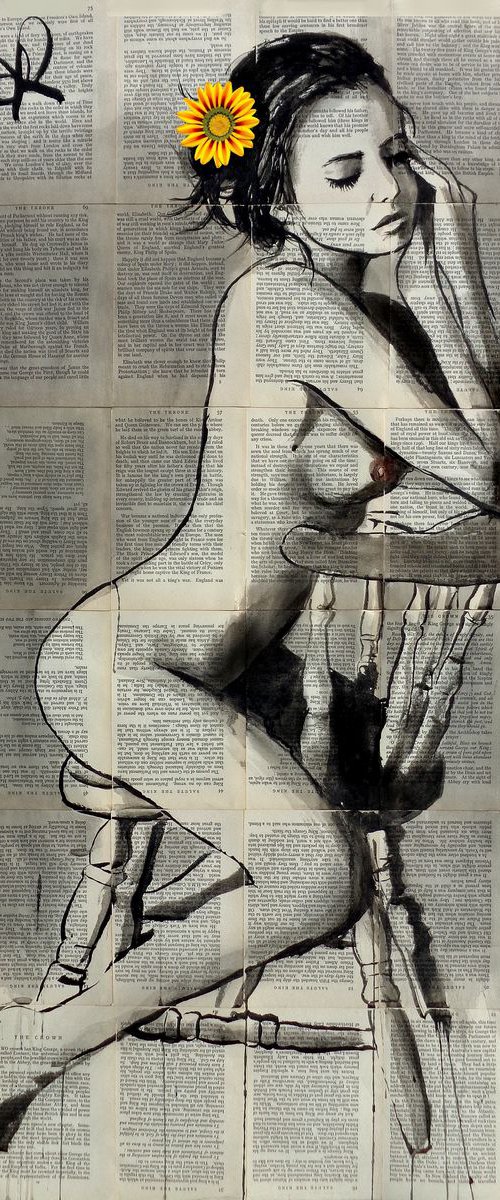 YELLOW PETALS by Loui Jover