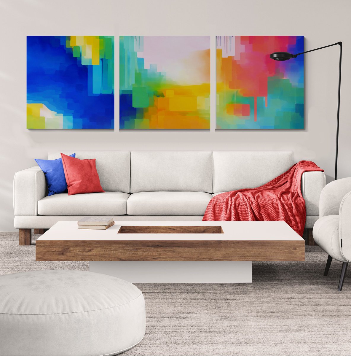  Color Gravity #4 By V+V Kniazievi, 83 X 28, Artwork For Sale On Artfinder