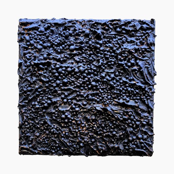 Blue Textured Painting