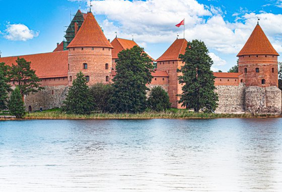 Trikai Castle in Lithuania