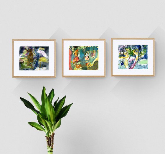 La Gomera. Set of 3