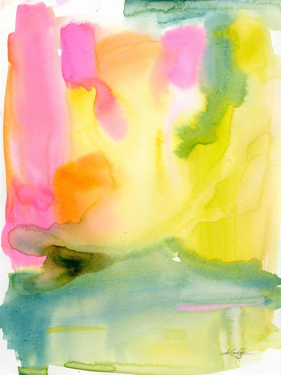 In Meditation 9 - Abstract Painting by Kathy Morton Stanion
