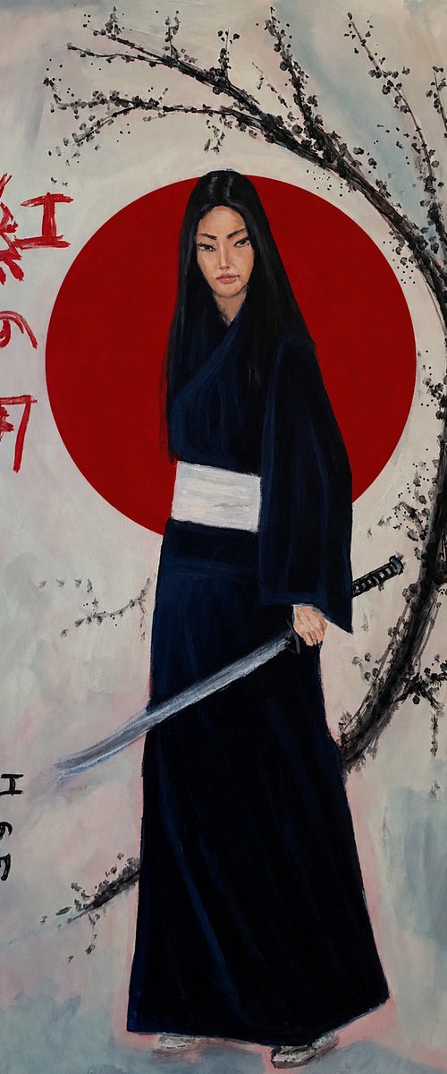 Red blade by Nektaria Thalia