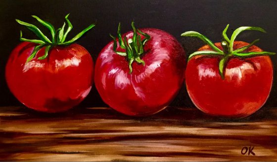 Still life with Tomatoes