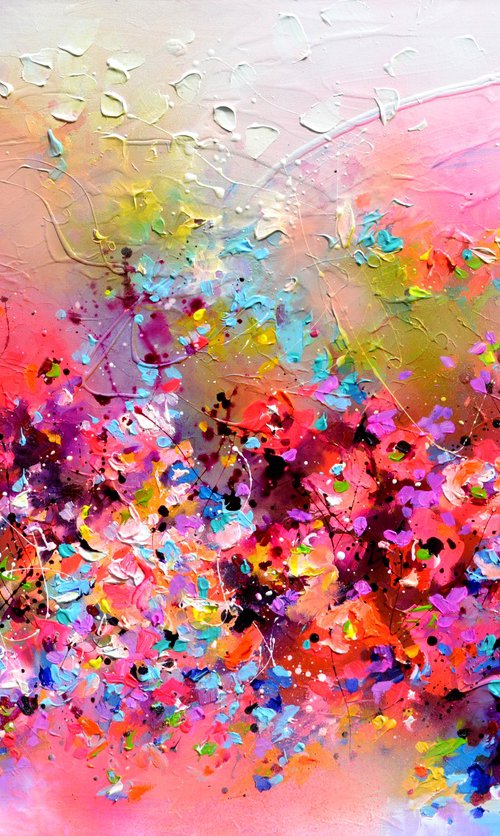 Abstract Flowers by Soos Roxana Gabriela