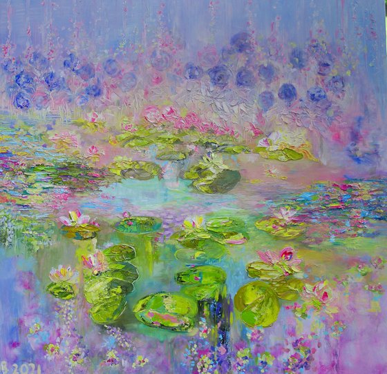 Blooming Waterlilies