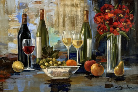 Wine and Fruits