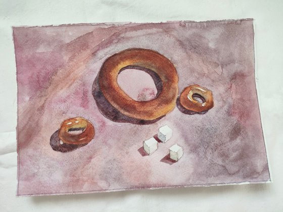 Still life with bagels