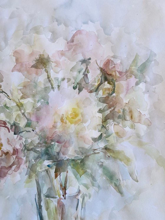 Peonies 50x65 cm 2025