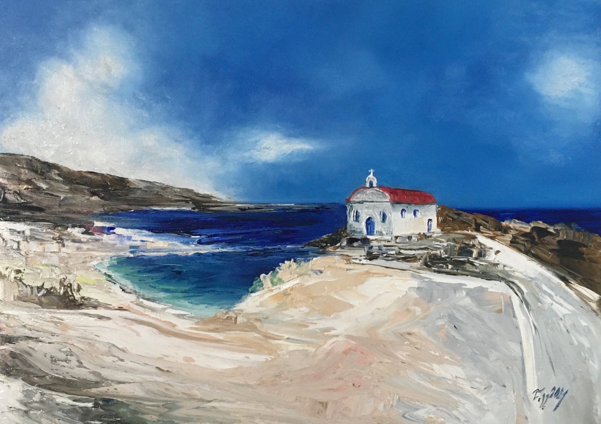 Chapel by the Sea by Timea Valsami