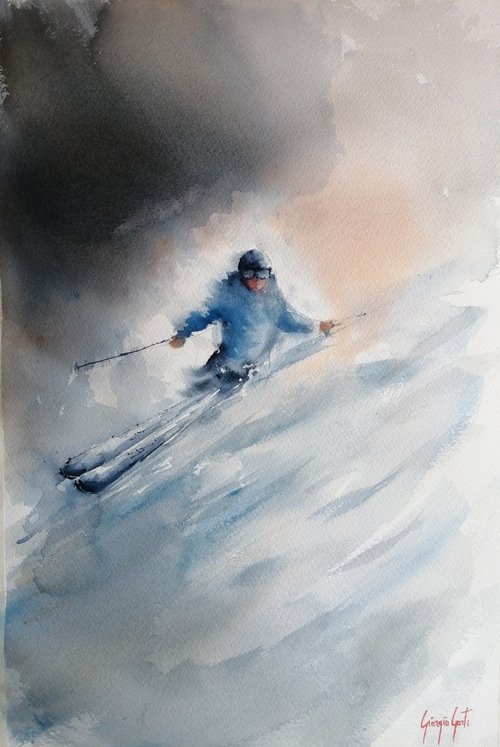 the skier 8 by Giorgio Gosti