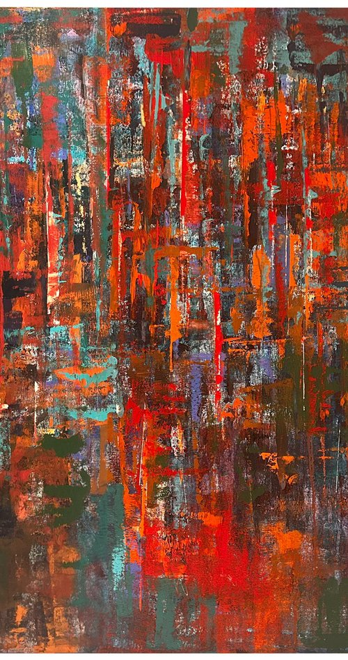 Sunshine_60X48" by Avinash Pise