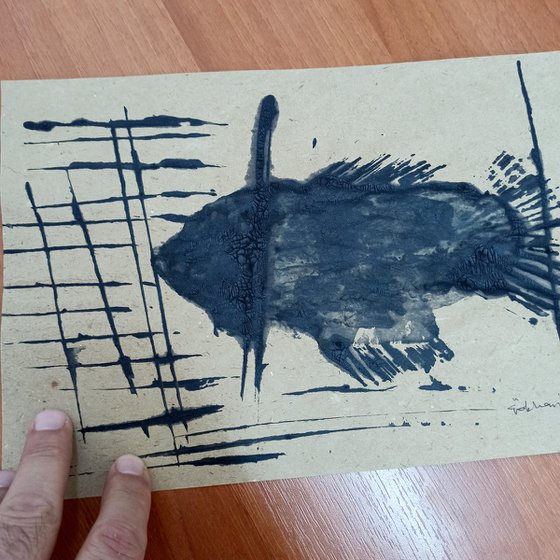Old Fish in Cage