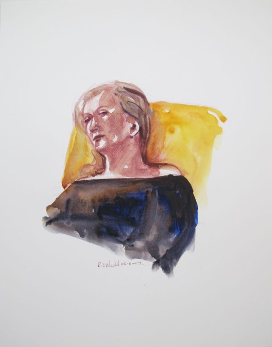 seated woman