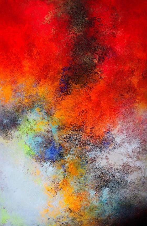 150x100cm. / Abstract Painting / Alex Senchenko © 2019 / Best-seller