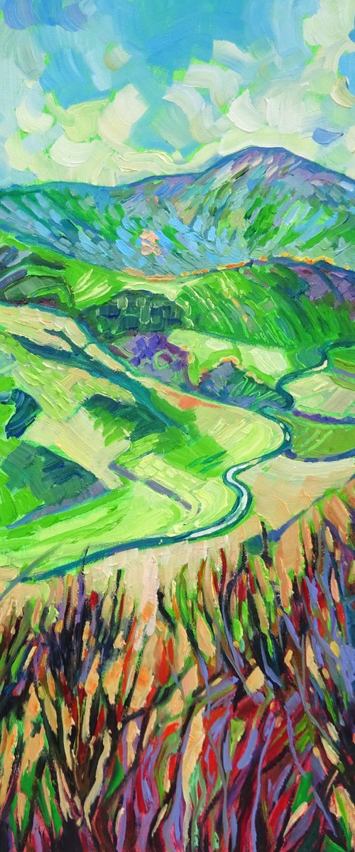 Valley Below Snowdon by Mary Kemp