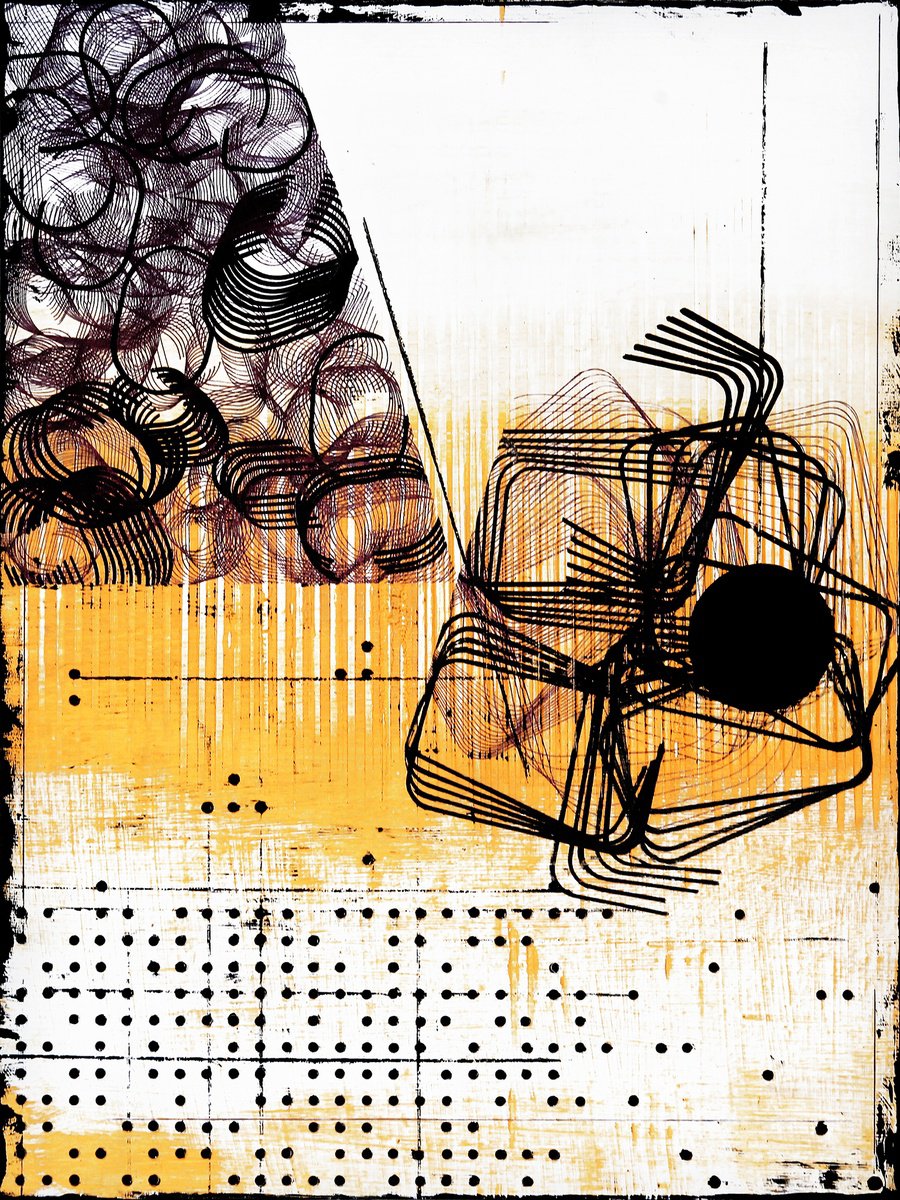 Expressive Painting , Entropy Zone 24. By Petr Strnad, 12 X 16, Artwork For Sale On Artfinder