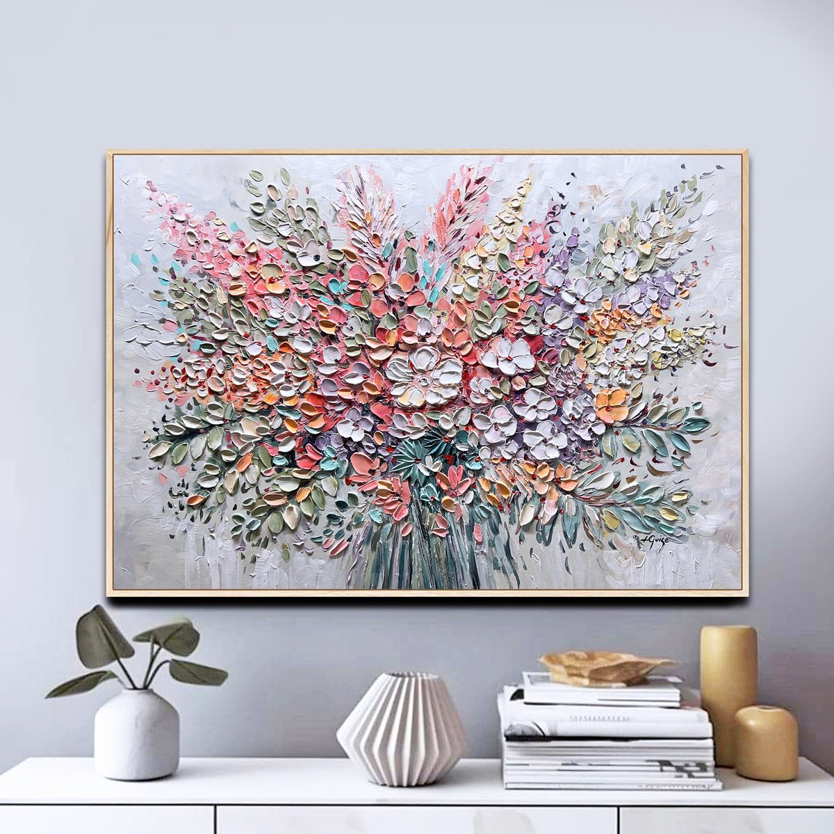  Harmony In Bloom By Lana Guise, 41 X 29, Artwork For Sale On Artfinder