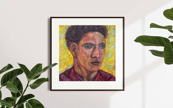 Portrait in Yellow Light