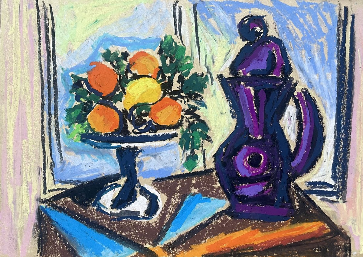 still Life With Oranges by Milica Radovic