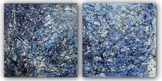 Diptych-AbstractioninBlue...