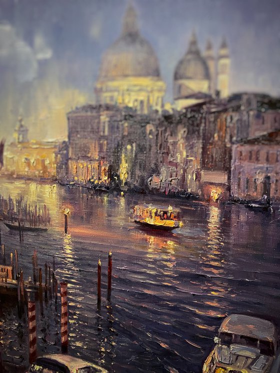 "EveningVenice"original oil painting