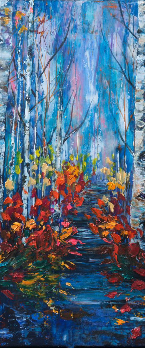 Misty Path - II by Lena Owens at OLena Art