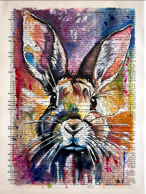 Abstract Rabbit by Misty Lady - M. Nierobisz