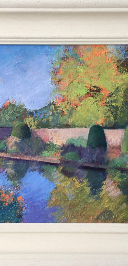 The Long Pond, Forde Abbey by Alexandra Morris