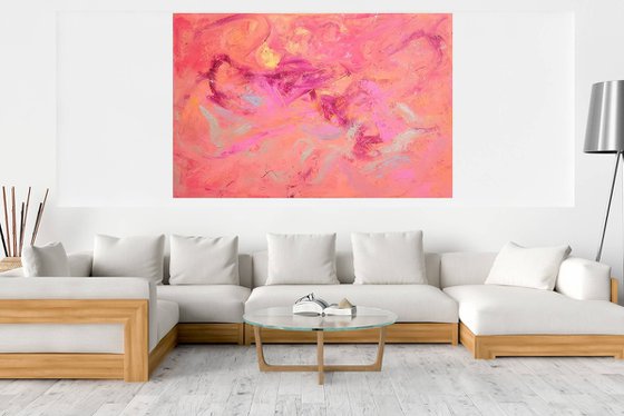 In my world   -  XXL abstract painting