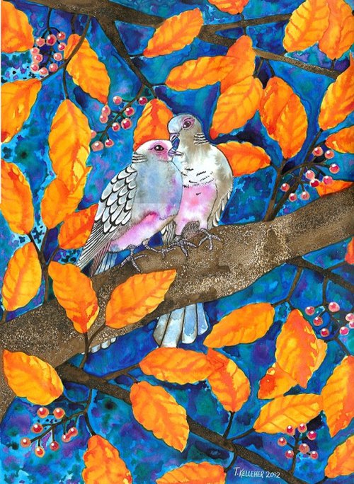 Two Turtledoves by Terri Smith