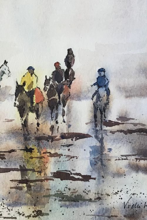 Morning ride by Vicki Washbourne