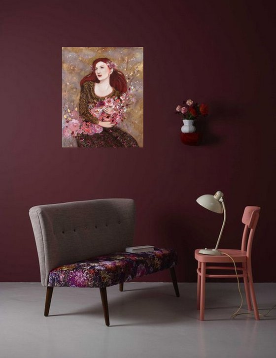 Embrace the spring 46 x 55 cm
