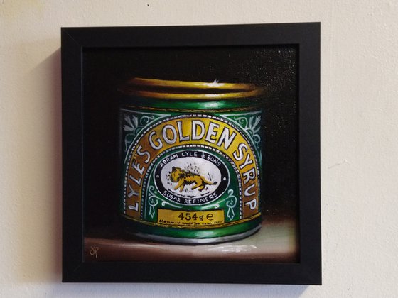 Golden syrup. still life