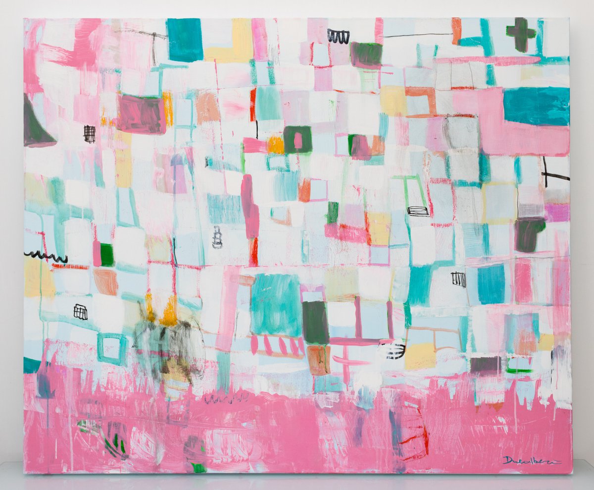 Geometric Painting , Dreams 33 By Duealberi, 47 X 39, Artwork For Sale On Artfinder