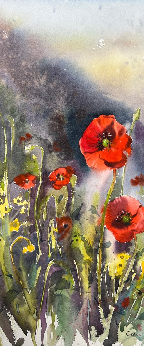 Poppies #3 by Eugenia Gorbacheva